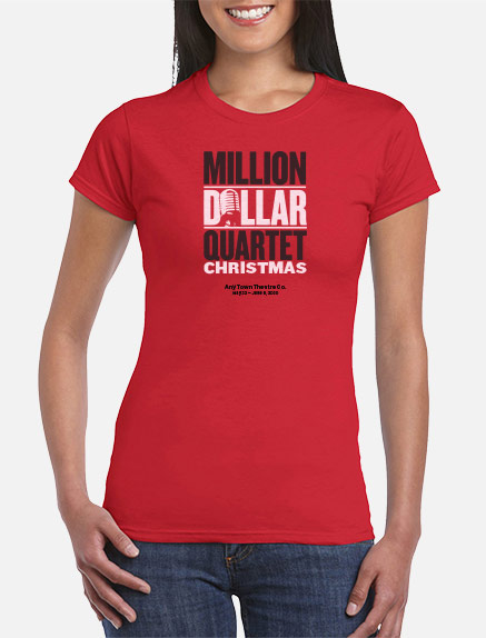 Women's Million Dollar Quartet Christmas T-Shirt