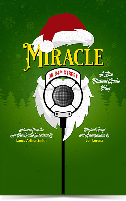 Miracle on 34th Street Theatre Poster Designed by Subplot Studio