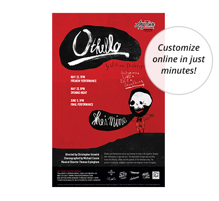 Othello Poster Designed by Subplot Studio