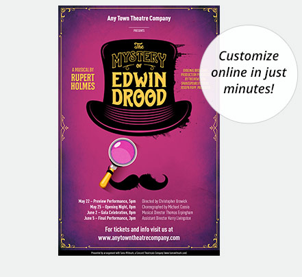 Edwin Drood Poster Designed by Subplot Studio