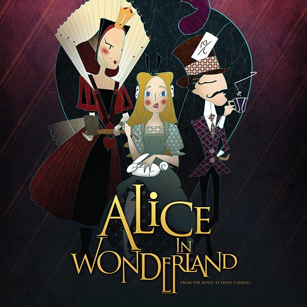 Alice in Wonderland Poster Design and Logo Pack