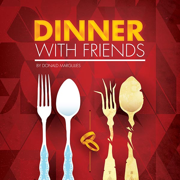 Dinner With Friends Poster Design and Logo Pack
