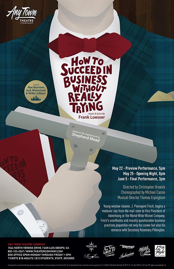 How to Succeed in Business Poster Design Subplot Studio