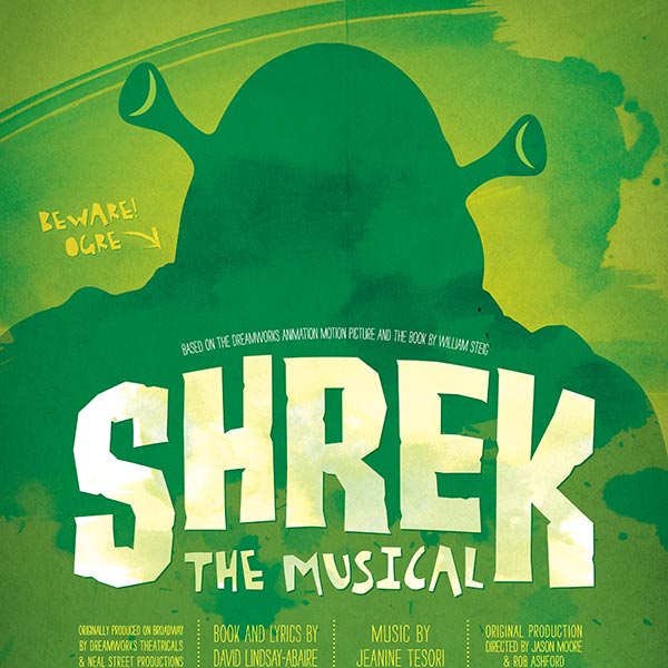 Shrek The Musical Poster Design and Logo Pack