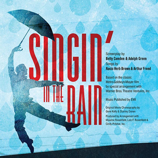 Singing in the Rain Poster Design and Logo Pack