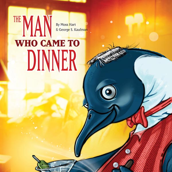 The Man Who Came To Dinner Poster Design and Logo Pack