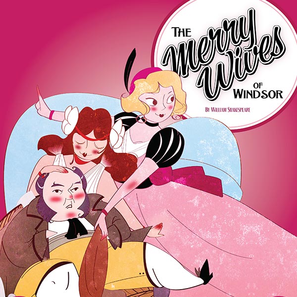 The Merry Wives Of Windsor Poster Design and Logo Pack