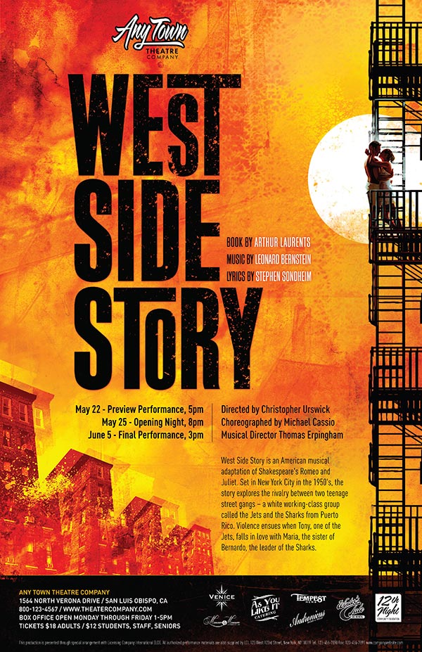 West Side Story Poster Design and Logo Pack